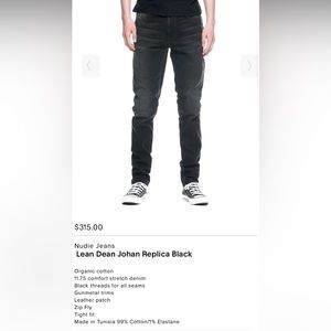 Nudie Jeans Lean Dean Johan Replica 32/32